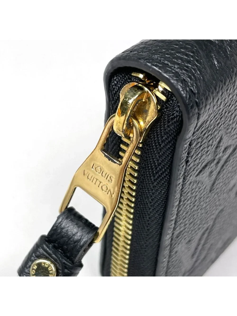 Louis Vuitton Zippy Wallet Zip Around Monogram Empreinte Noir